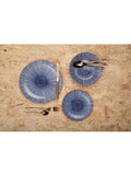 Interiors by Premier blue/white Maya 12 piece dinner set, UK version