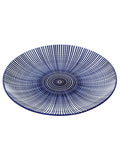 Interiors by Premier blue/white Maya 12 piece dinner set, UK version