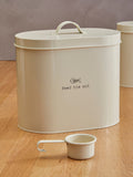 Maison by Premier cream cat food storage bin 22x25x15cm, imported from the UK