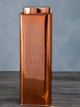 Next Premier Maison Copper Chai Square Pasta Canister- Buy online at McGrocer
