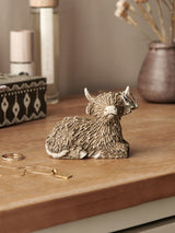 Next Natural Hamish The Highland Cow Ring Holder Desk Organizer 4.5cm Height- Buy online at McGrocer