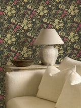 Next Morris & Co. Green Golden Lily Wallpaper 10.05M- Buy online at McGrocer