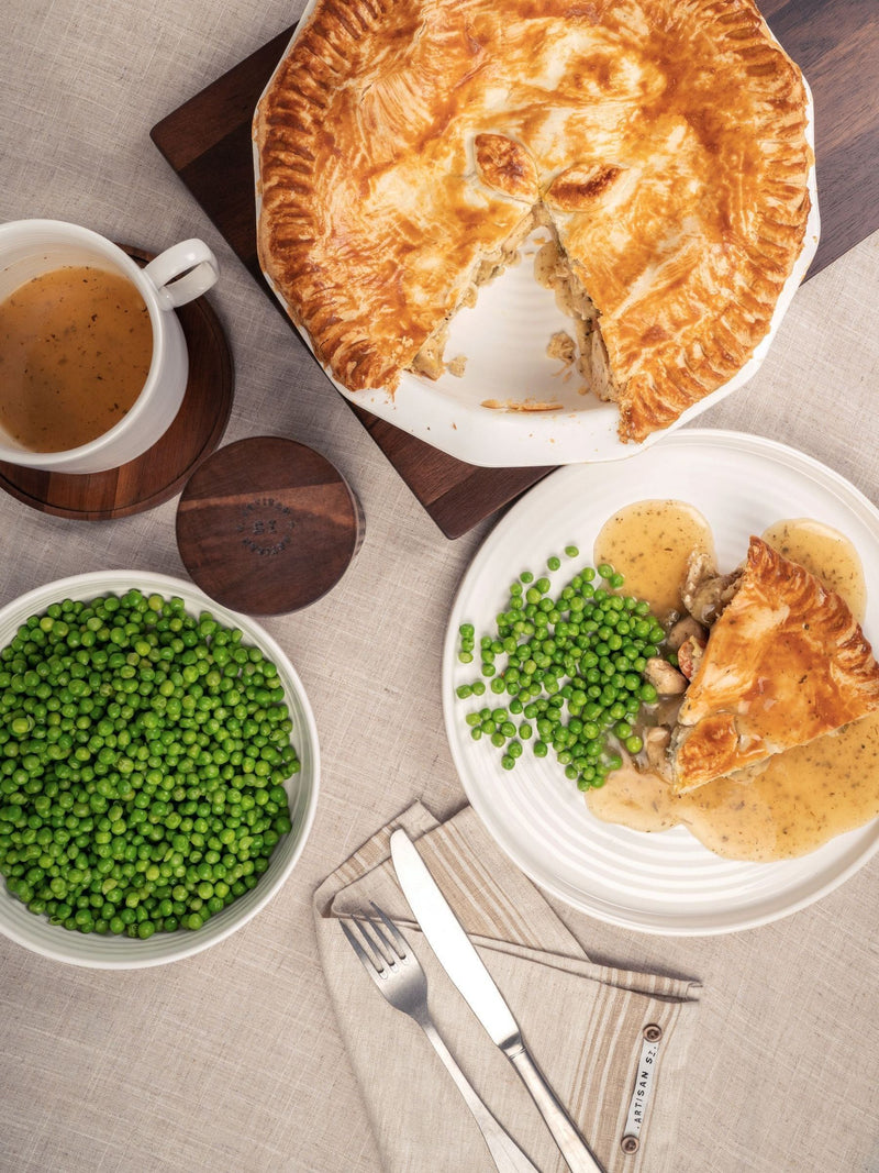 Artisan Street white round pie dish 24cm - British product