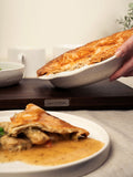Artisan Street white round pie dish 24cm - British product