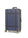 Rock navy vintage suitcase large 88L TSA lock, UK version