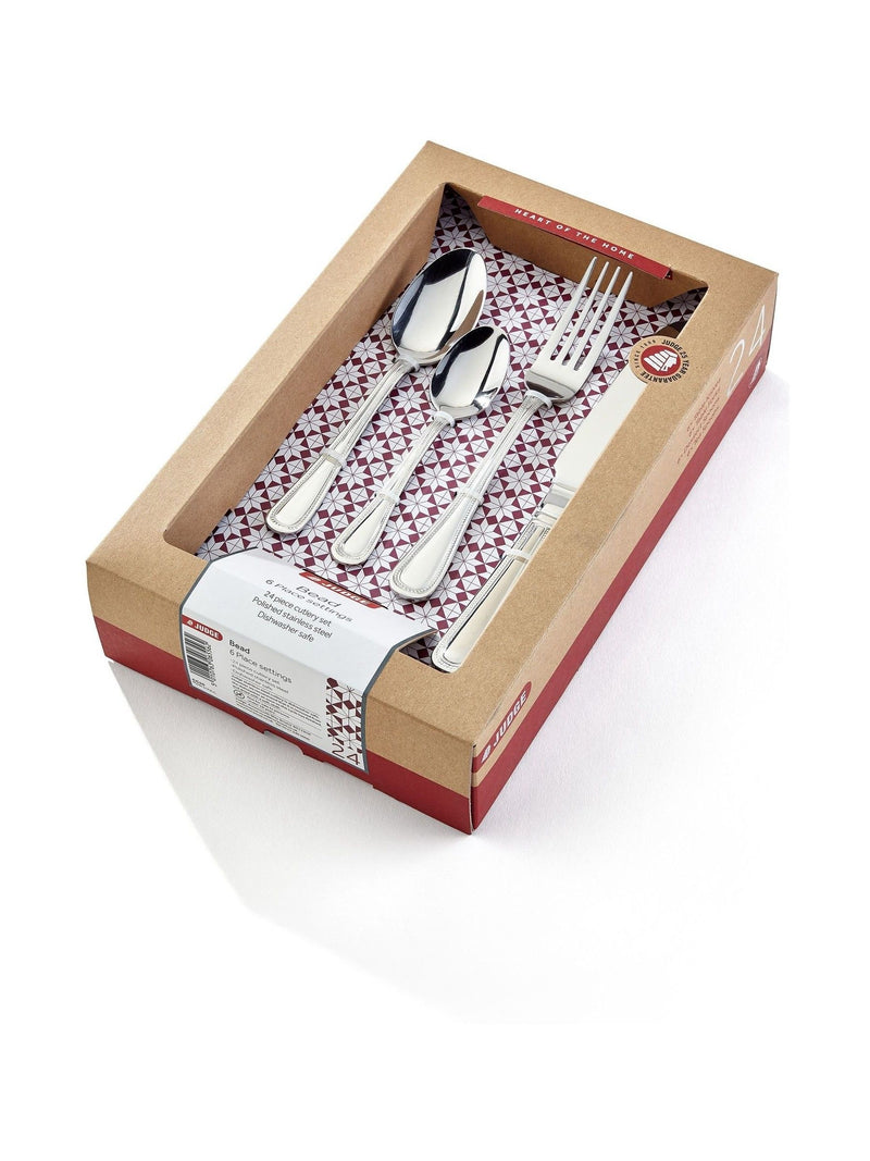 Judge Silver Bead 24 piece cutlery set, UK version