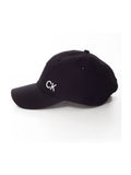 Calvin Klein Golf black cotton twill adjustable cap imported from the UK