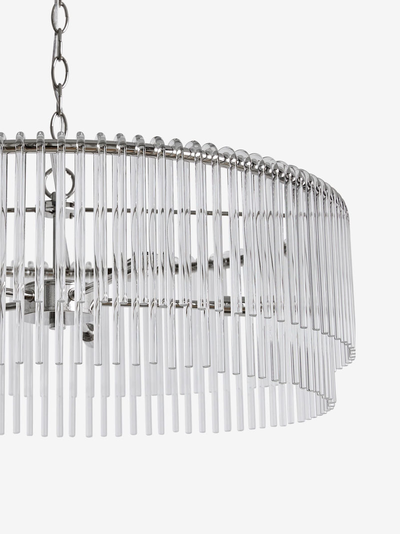 Jolie clear glass chandelier spare rods, imported from the UK