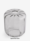 Jensen smoke grey chandelier glass spare part for U58856, imported from the UK