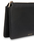 Whistles Black Elita double pouch clutch, UK version