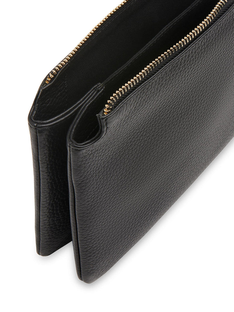 Whistles Black Elita double pouch clutch, UK version