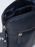 Lakeland Leather navy Raven cross-body bag (British brand)