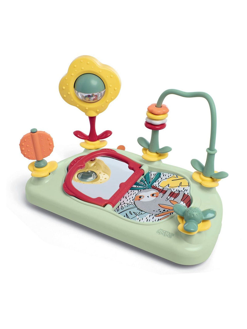 Mamas & Papas green universal play tray for baby seats, imported from the UK