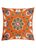 furn. orange folk flora outdoor cushion, imported from the UK