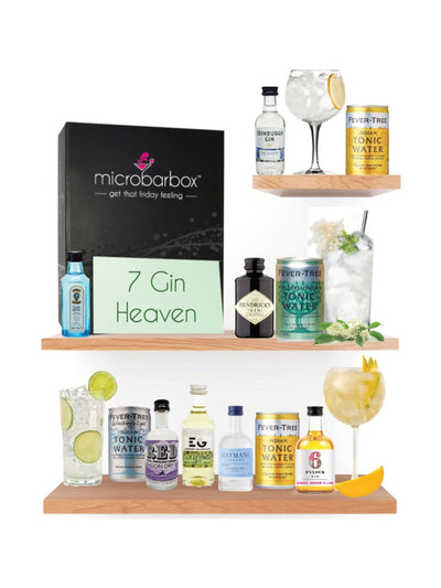 Next MicroBarBox 7 Gin Heaven Gin Gift Set- Buy online at McGrocer