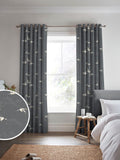 Laura Ashley Steel Grey Animalia fabric by the metre - British product