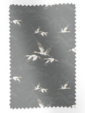 Laura Ashley Steel Grey Animalia fabric by the metre - British product