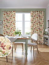 Next Laura Ashley Gosford Meadow Fabric Cranberry Red, By the Metre- Buy online at McGrocer