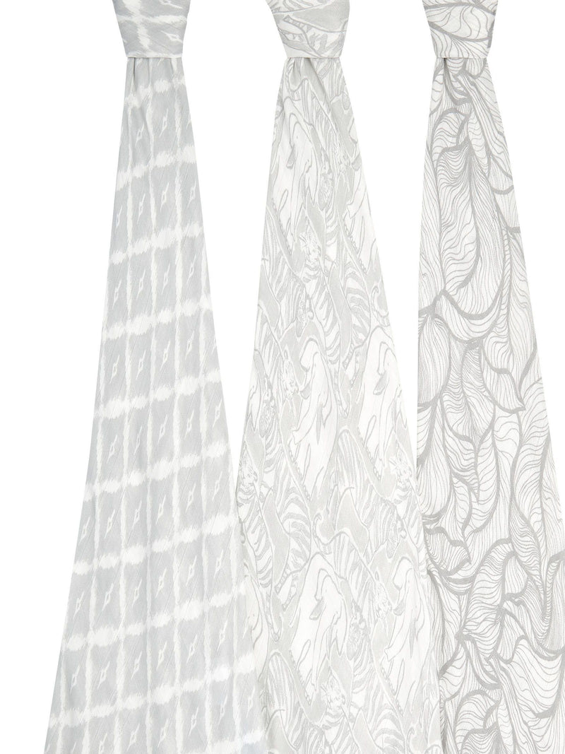 aden + anais grey muslin blankets 3 pack - British product