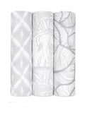 aden + anais grey muslin blankets 3 pack - British product