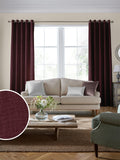 Laura Ashley dark cranberry red Swanson fabric - British product