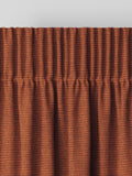 Harvi rust orange made to measure curtains - British product