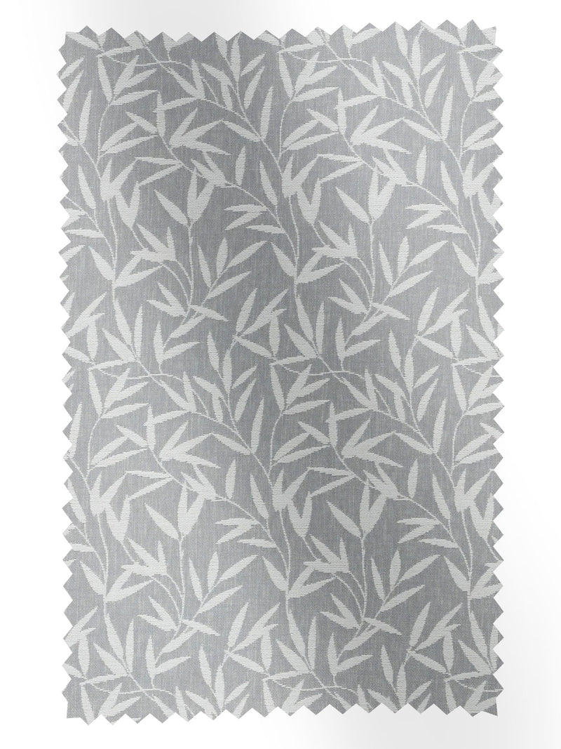 Laura Ashley Steel Grey Willow Leaf fabric by the metre (British brand)