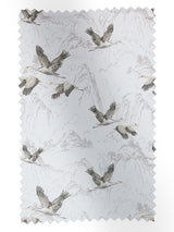 Next Laura Ashley Silver Grey Animalia Embroidered Fabric By The Metre- Buy online at McGrocer