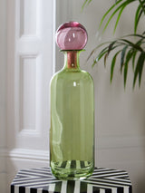 Next Rockett St George Green/Pink Apothecary Glass Bottle 43cm- Buy online at McGrocer