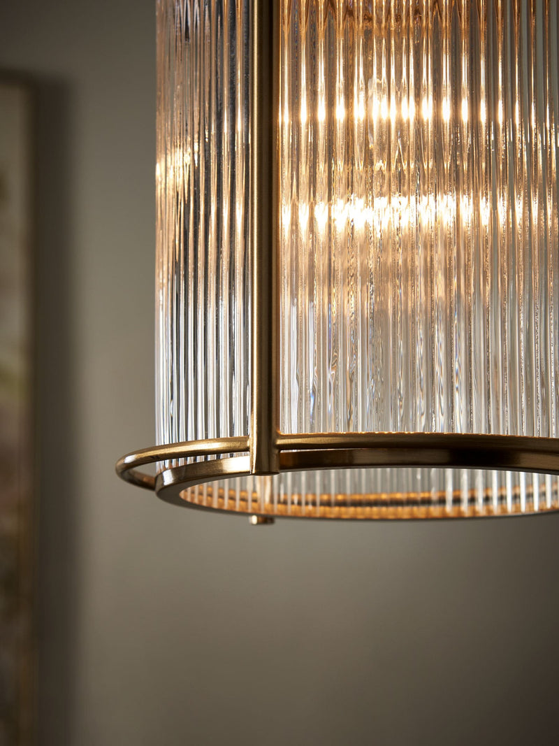 Hertford easy fit ceiling light shade soft gold, UK version