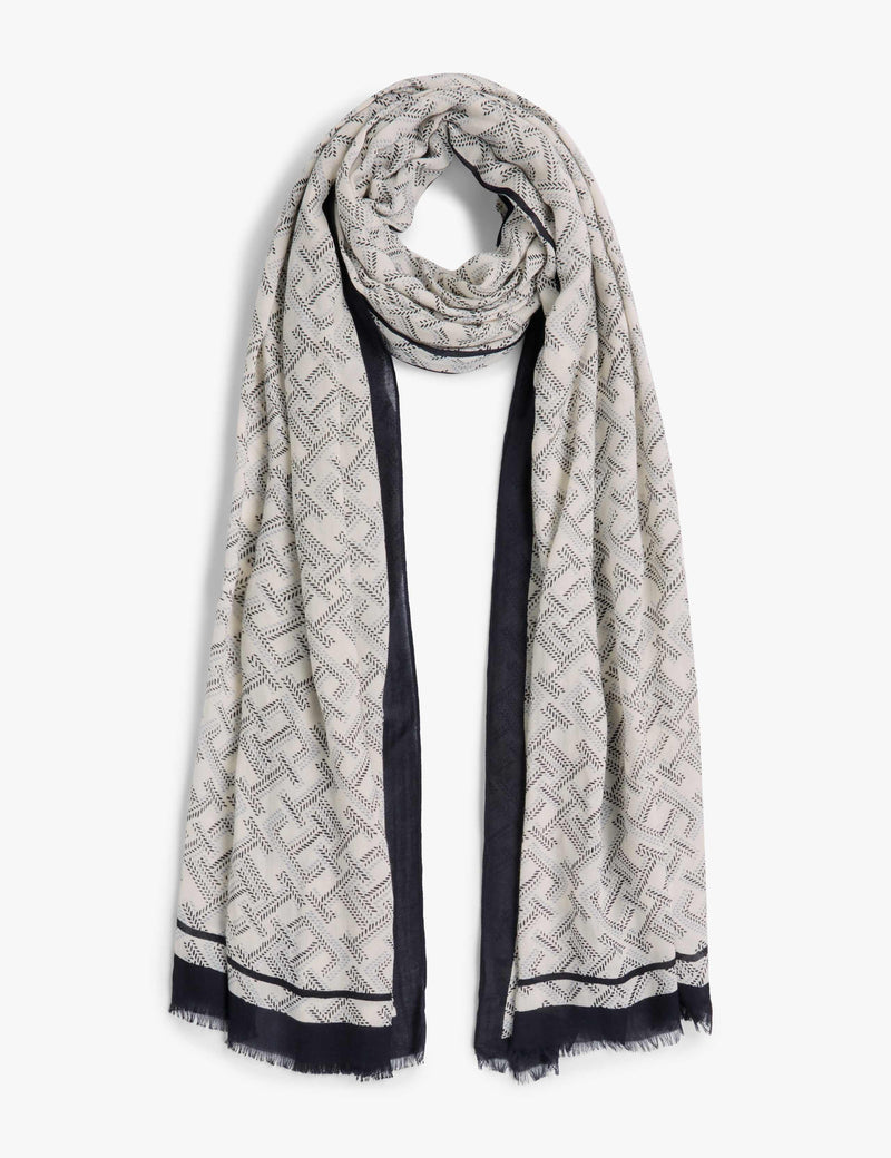 Tommy Hilfiger TH Monogram scarf (British brand)