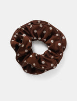 M&S M&S Brown Polka Dot Scrunchie- Buy online at McGrocer