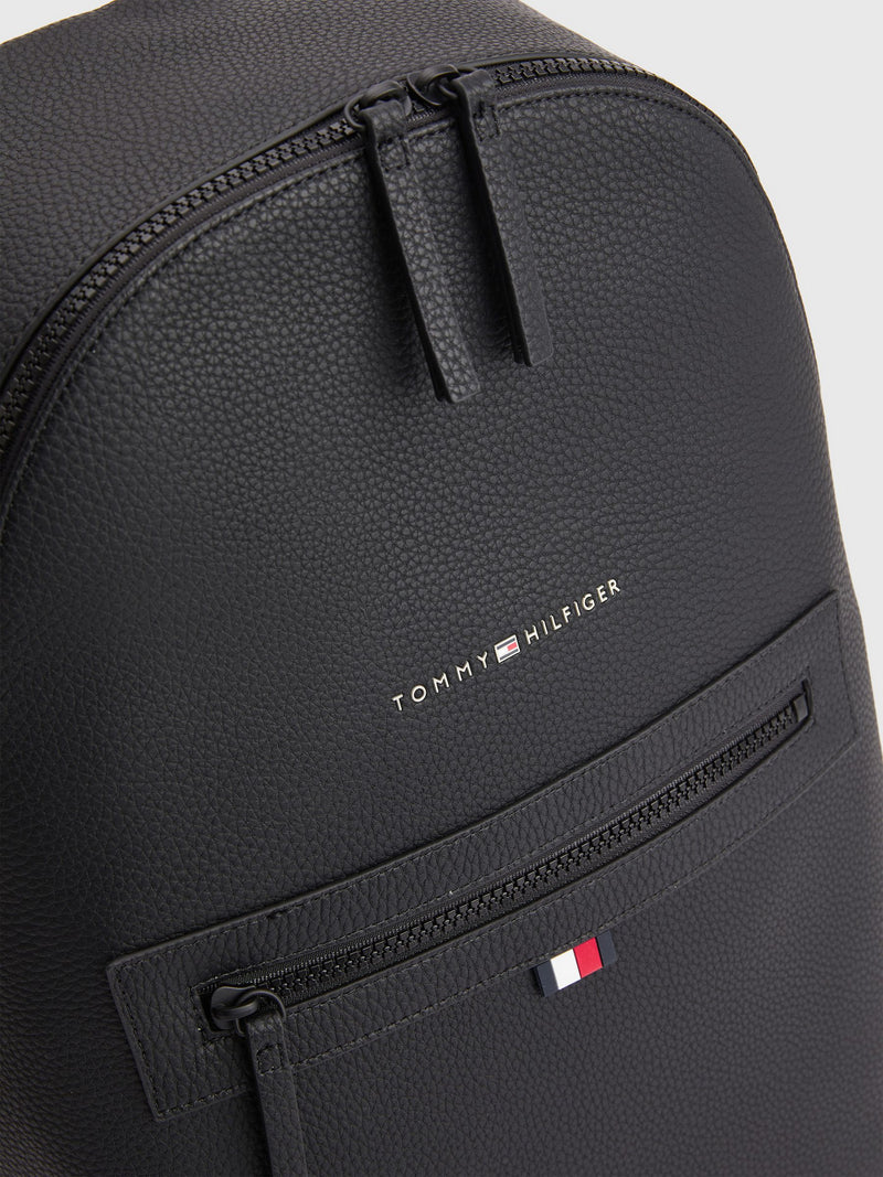 Tommy Hilfiger black essential backpack, imported from the UK