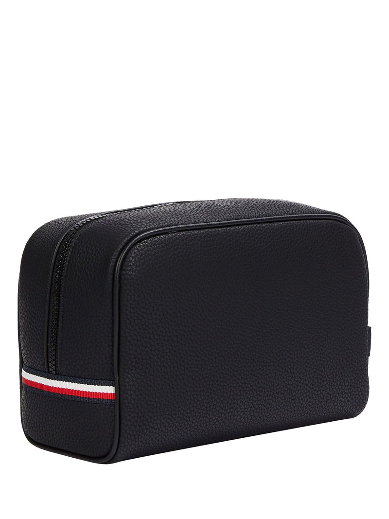 Tommy Hilfiger black essential washbag, 100% polyurethane (British brand)