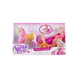 Sparkle Girlz Unicorn and Princess Doll with Carriage set - British product