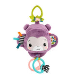 Fisher-Price Sing & Go Purple Monkey stroller toy, UK version