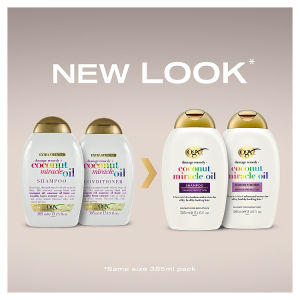 OGX Damage Remedy+ Coconut Oil Shampoo bottle 385ml, imported from the UK