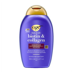 OGX Thick & Full+ Biotin & Collagen Shampoo 385ml, imported from the UK