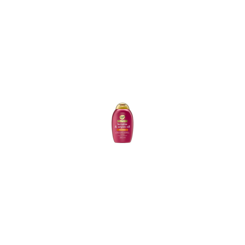 OGX Frizz Free+ Keratin & Argan Oil Shampoo 385ml, imported from the UK