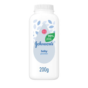 Johnson's natural cornstarch baby powder 200g, UK version