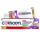 Corsodyl Gum Strengthen & Protect toothpaste fresh mint 75ml, imported from the UK
