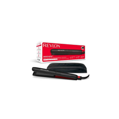 ASDA Revlon SmoothStay Coconut Oil-Infused 25mm Hair Straightener with Travel Pouch- Buy online at McGrocer