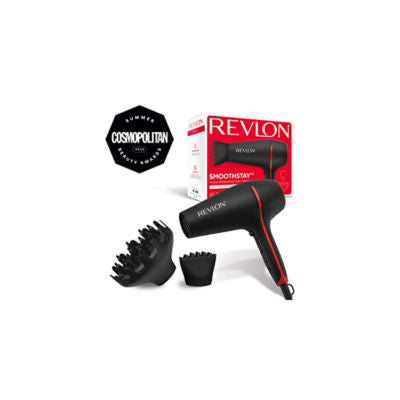 Revlon SmoothStay Coconut Oil-Infused Hair Dryer with Volumising Diffuser, imported from the UK