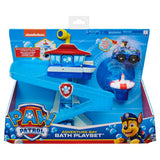 Paw Patrol Adventure Bay bath playset with light-up Chase vehicle - British product