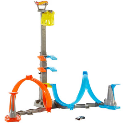 Hot Wheels Loop & Launch track set with car (British brand)