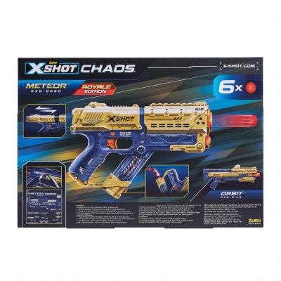 Zuru X-Shot Chaos Royale Meteor blaster 12 rounds (British brand)