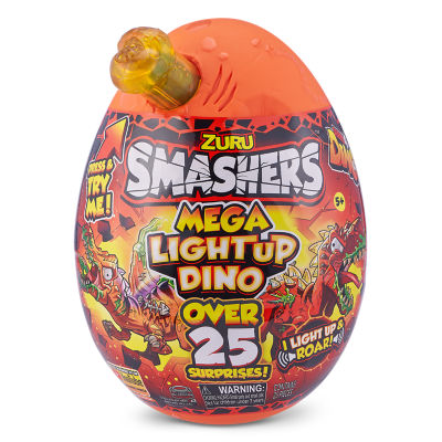 Zuru Smashers Epic Egg Mega Light-Up Dino toy, UK version