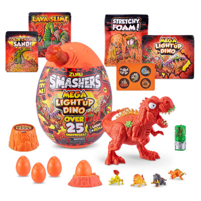 Zuru Smashers Epic Egg Mega Light-Up Dino toy, UK version