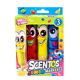 Jumbo Scented Markers 6 colours - British product
