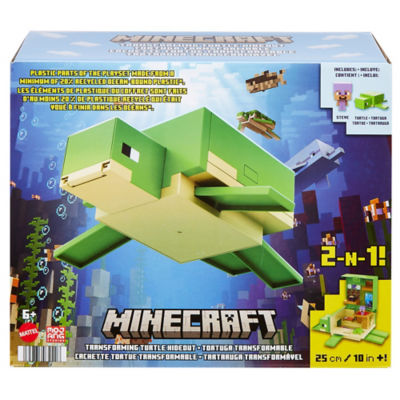 Minecraft Turtle Hideout transforming playset (British brand)